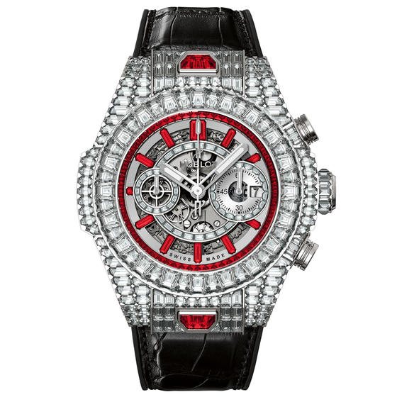 Replica Hublot BIG BANG UNICO HAUTE JOAILLERIE WHITE DIAMONDS & RUBIES 411.WX.9042.LR.9942 Watch